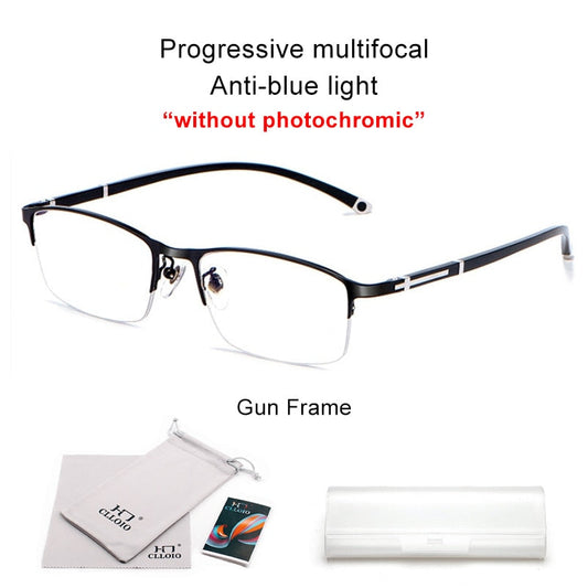 ClearView | Fashionable Prescription Blue Blocker Glasses - Lusomart