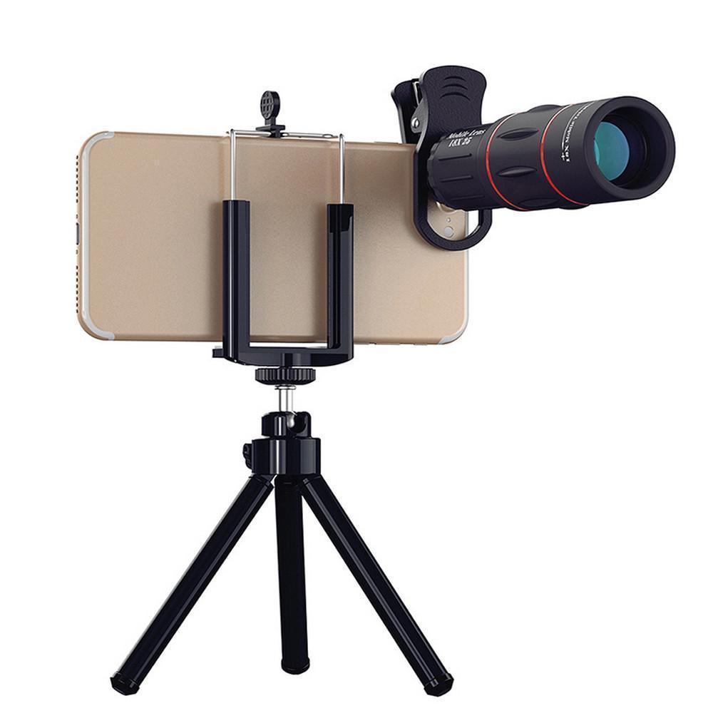 High Power 18X Phone Telescope Lens with Tripod Mount - Lusomart
