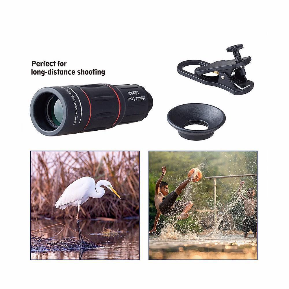 OptiZoom | Powerful 18X Mobile Telescope Lens with Tripod Clip 4