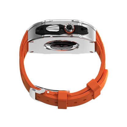 Durable Rubber Band & Metal Case for Apple Watch Ultra