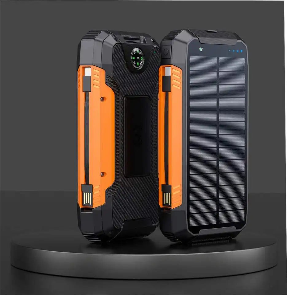 Waterproof Solar Powered Charger 30000mAh With Dual USB