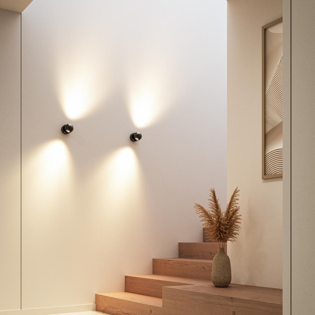 OrbLume – LED Wall Light with Rotation and Remote 3