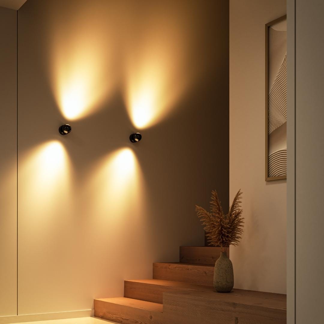 OrbLume – LED Wall Light with Rotation and Remote 4