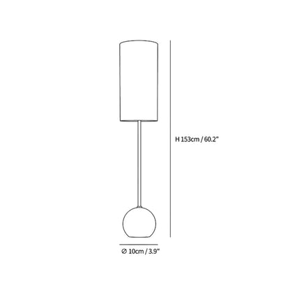 Orbis | Modern Minimalist Wooden Floor Lamp for Living Room Ambiance 3
