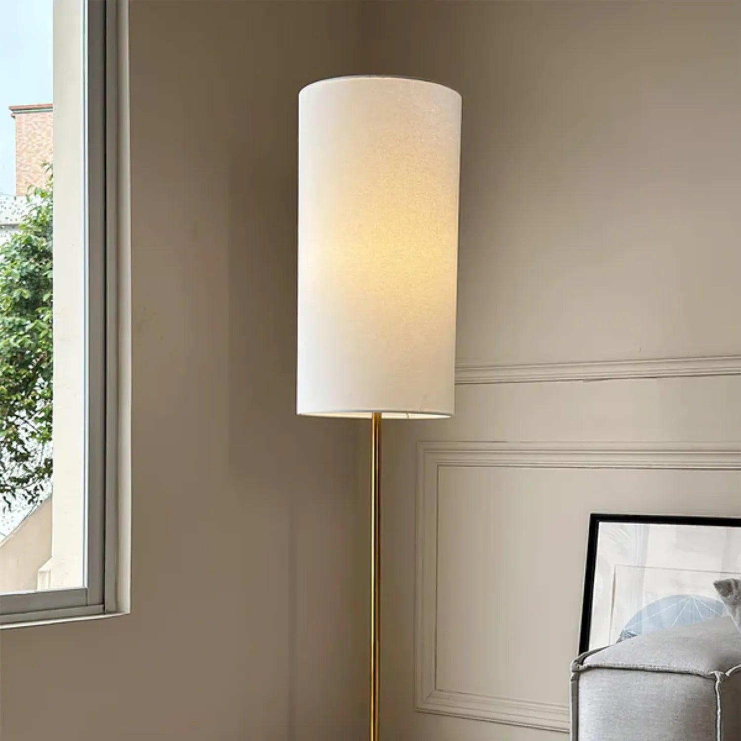 Orbis | Modern Minimalist Wooden Floor Lamp for Living Room Ambiance 7