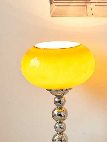OrbitLume – Stylish Space-Age Glass and Chrome Table Lamp 6