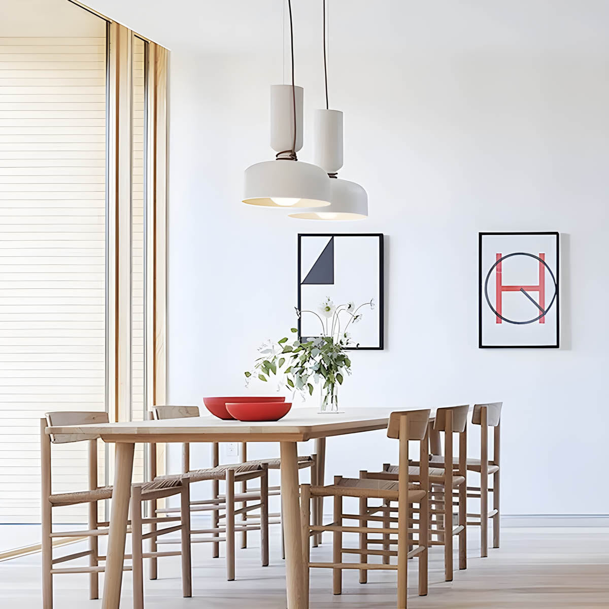 Contemporary Round LED Hanging Light