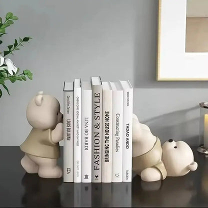 Cuddly Bookend Teddy Bears - Lusomart