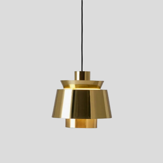 Stylish Tiered Metal Hanging Light Fixture - Lusomart