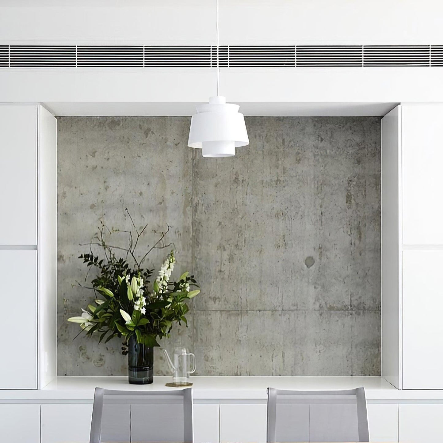 Stylish Tiered Metal Hanging Light Fixture