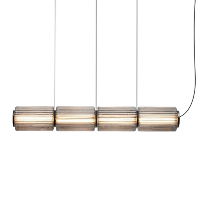 Oriona | Modern Cylinder Glass Pendant Light with LED 6