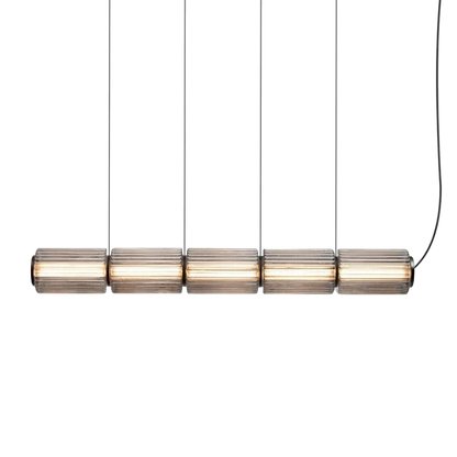 Oriona | Modern Cylinder Glass Pendant Light with LED 7