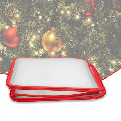 Clear Holiday Ornament Storage Container