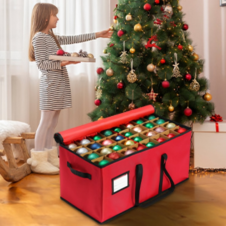Holiday Decoration Storage Container Collapsible Cloth Holder