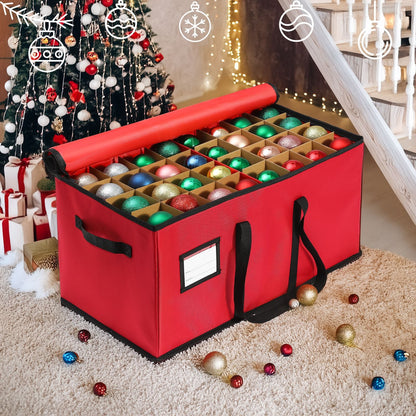 Holiday Decoration Storage Container Collapsible Cloth Holder