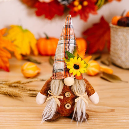 Cute Fall Holiday Gnome Decorations - Lusomart