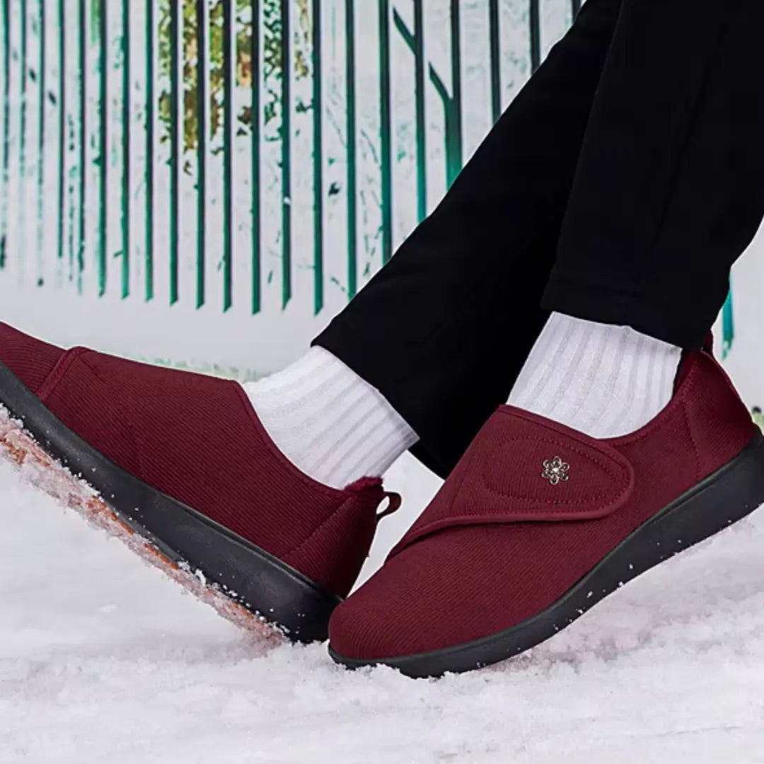 OrthoComfort | Cozy Supportive Women's Diabetic Shoes with Velcro Closure 6
