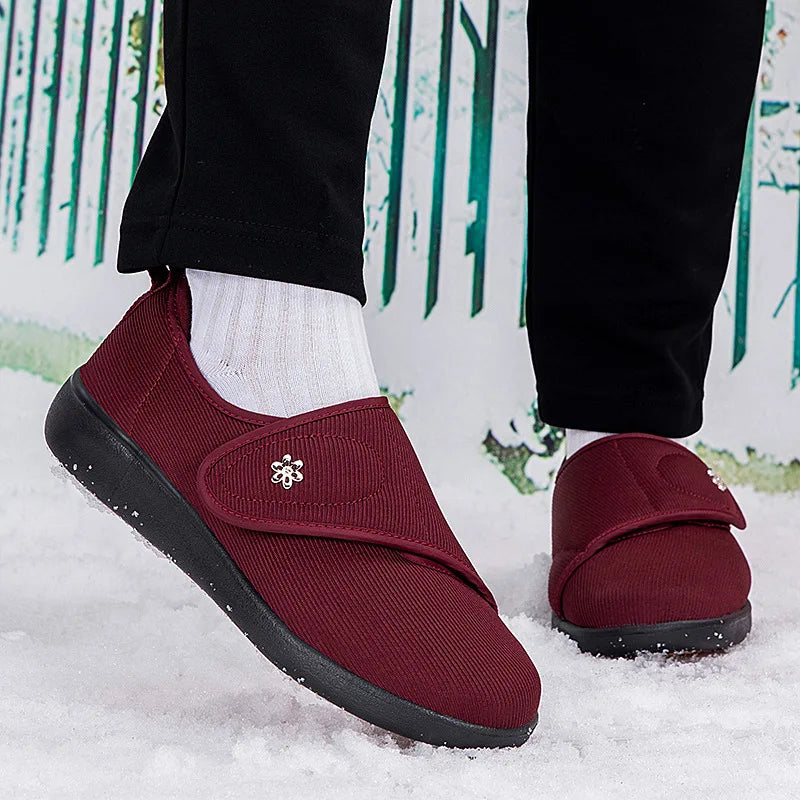 OrthoComfort | Cozy Supportive Women's Diabetic Shoes with Velcro Closure 7