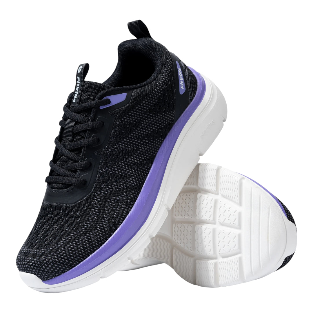 Supportive Cushioned Women's Athletic Shoes - Lusomart