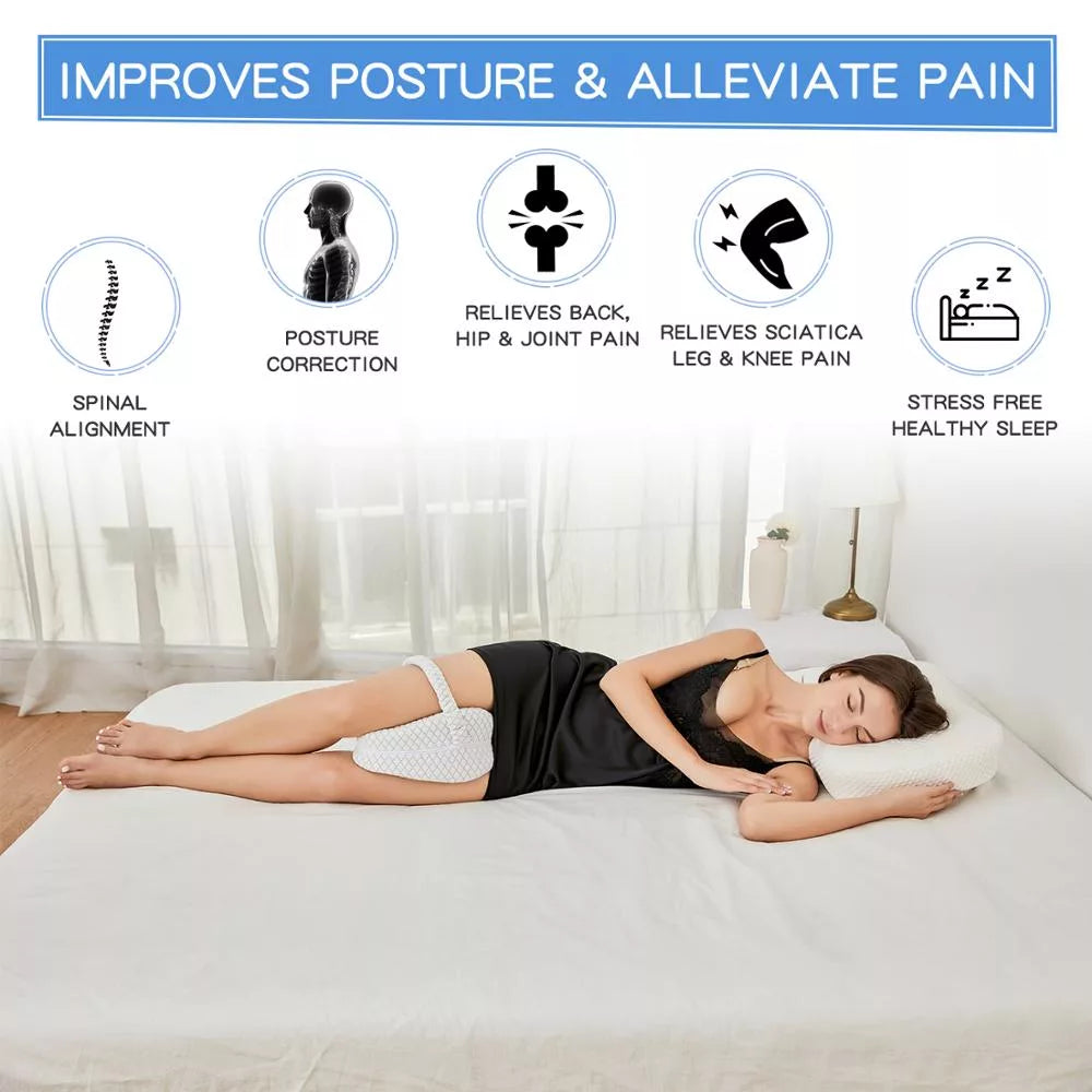 Contour Memory Foam Knee Support Pillow