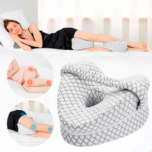 Contour Memory Foam Knee Support Pillow - Lusomart