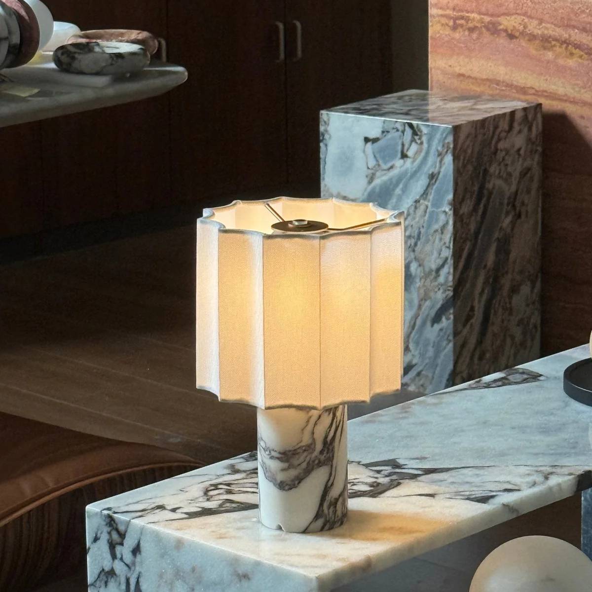 Orvinna Marble Table Lamp 6
