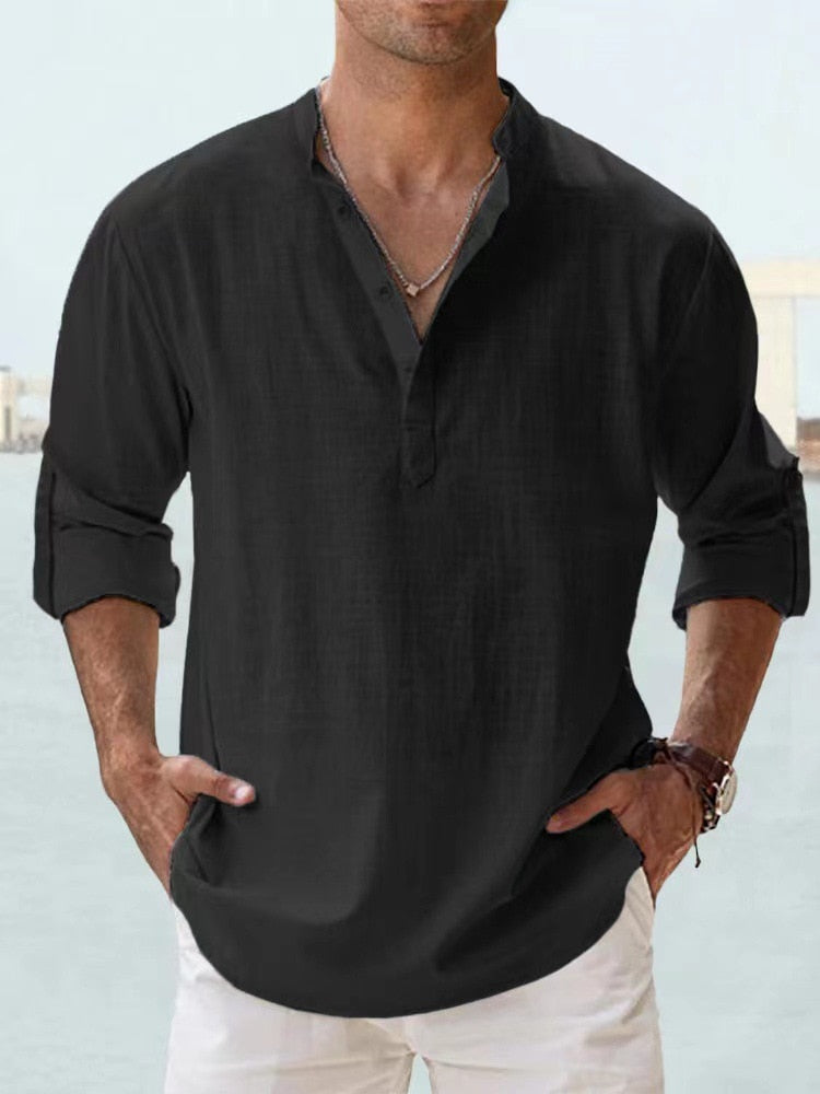 Oswald | Relaxed Linen Shirt for Effortless Summer Style 3