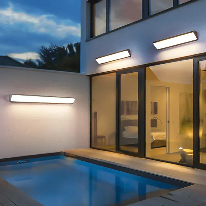 Weatherproof Outdoor LED Patio Wall Light Fixture - Lusomart