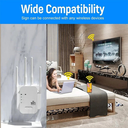 Long Range WiFi Signal Booster For Home And Garden