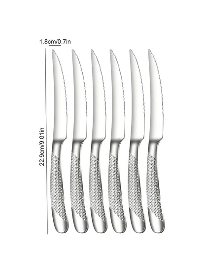 Premium 30pc Silverware Stainless Steel Flatware Set