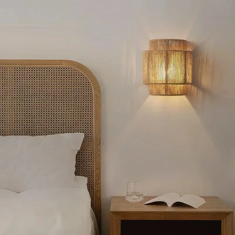 Ozu Hemp Rope Wall Lamp 3