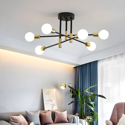 Stylish Gold Pendant Light Fixture - Lusomart