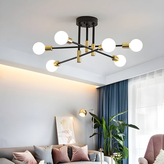 Stylish Gold Pendant Light Fixture - Lusomart