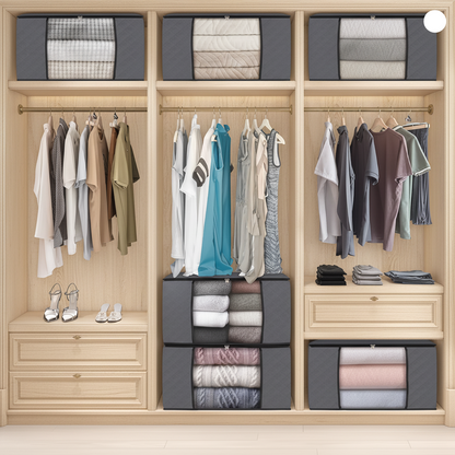 Collapsible Fabric Storage Bins for Clothes