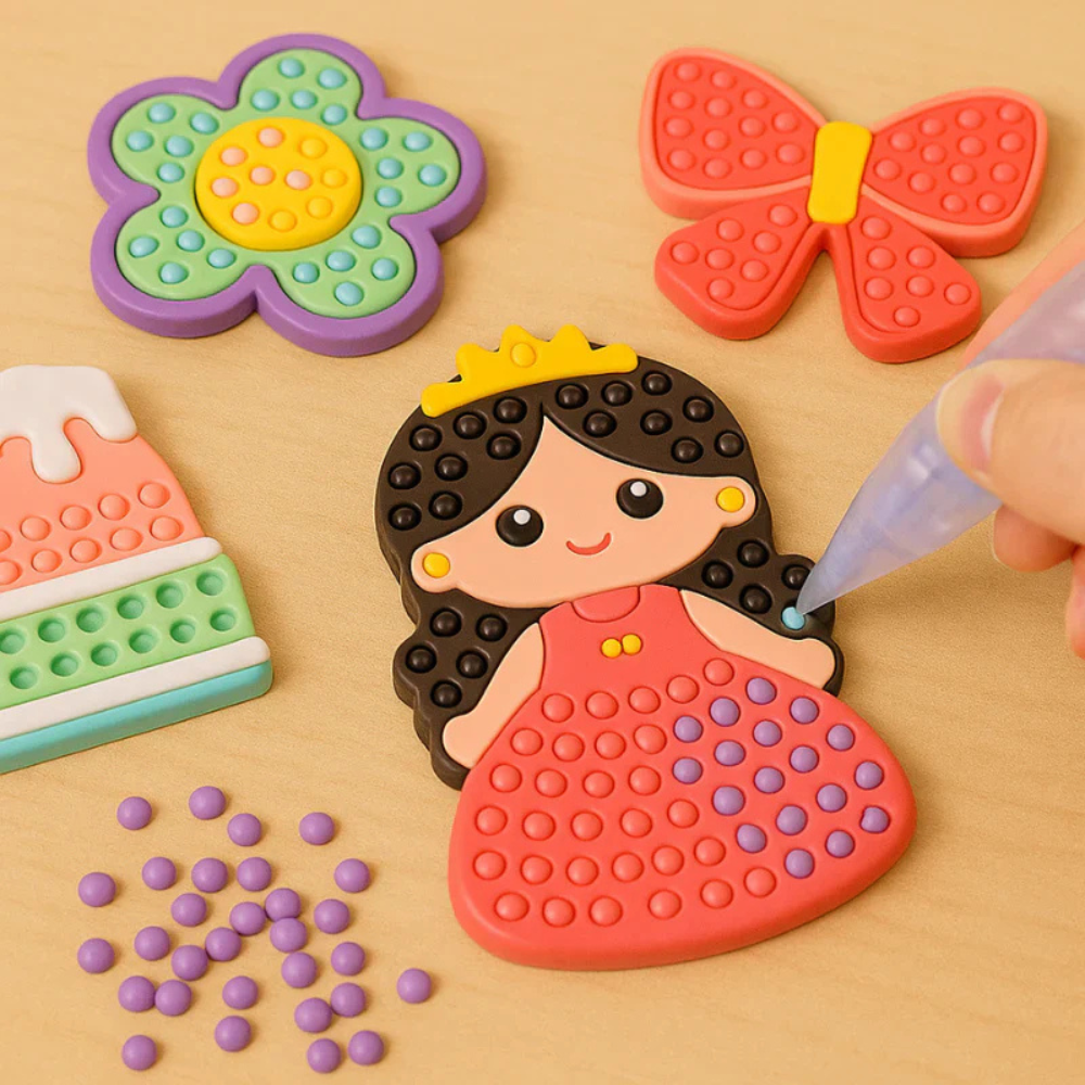 Fun DIY Bead Art Kit for Kids Creative Play