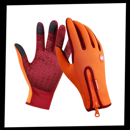 Warm Waterproof Insulated Winter Gloves, Grip Palm