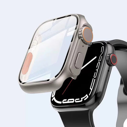 Clear Protective Phone Case with Glass Screen Shield - Lusomart