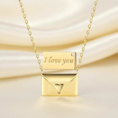 Romantic Heart Shaped Copper Love Pendant Necklace