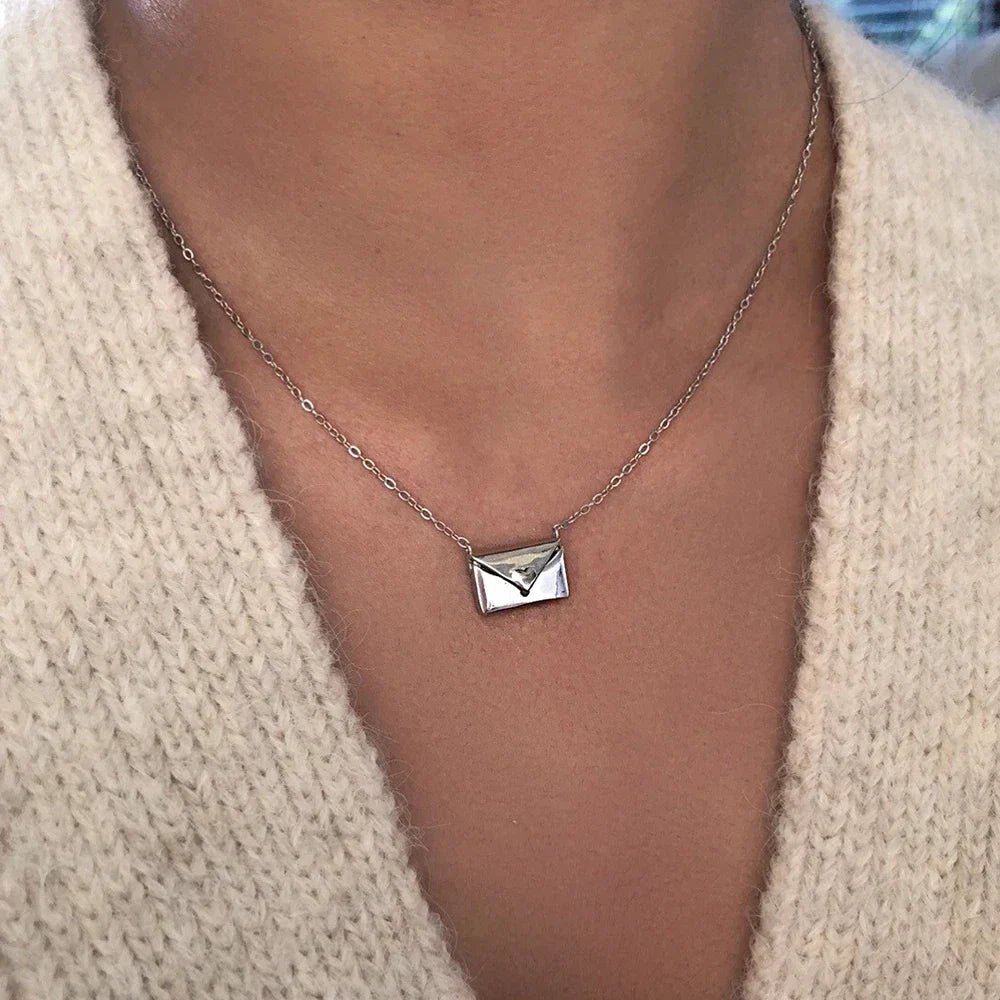 Romantic Heart Shaped Copper Love Pendant Necklace