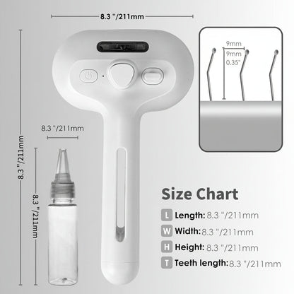 Easy Clean Pet Brush Massage Comb Spray Tool