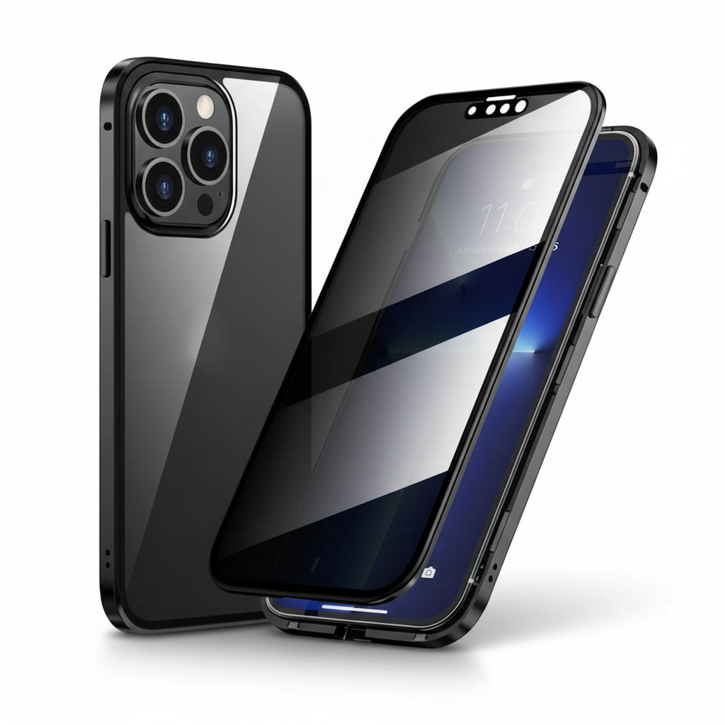 Full Protection Phone Screen Privacy Glass Cover - Lusomart