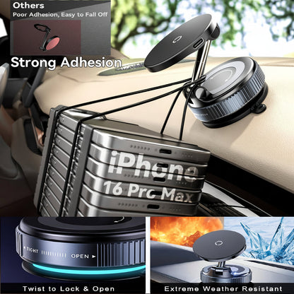 Strong Magnetic Phone Car Mount Aluminum Dashboard Clip