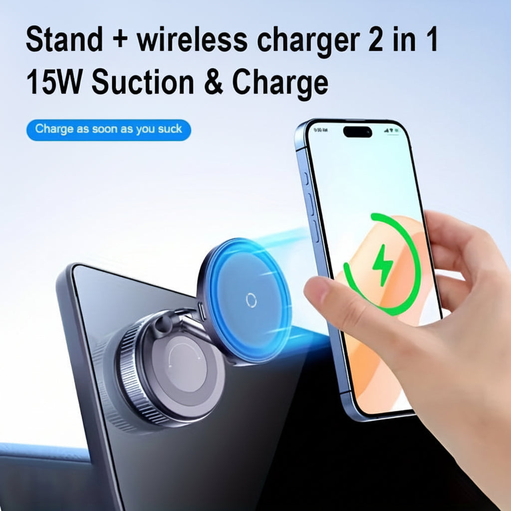 Strong Magnetic Phone Car Mount Aluminum Dashboard Clip