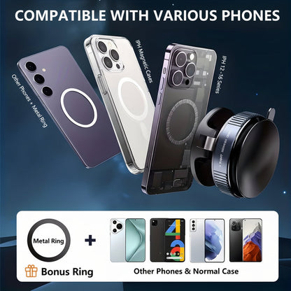 Strong Magnetic Phone Car Mount Aluminum Dashboard Clip