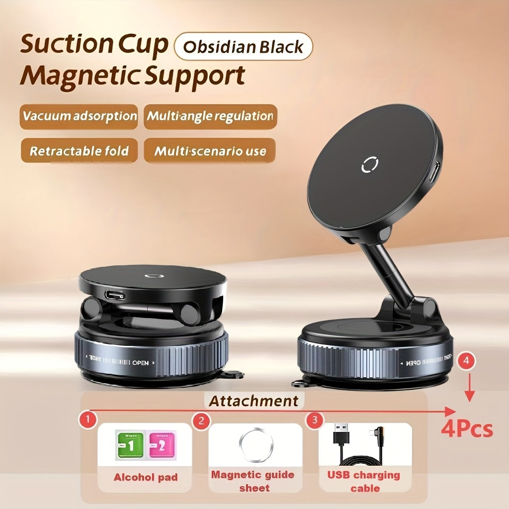 Strong Magnetic Phone Car Mount Aluminum Dashboard Clip