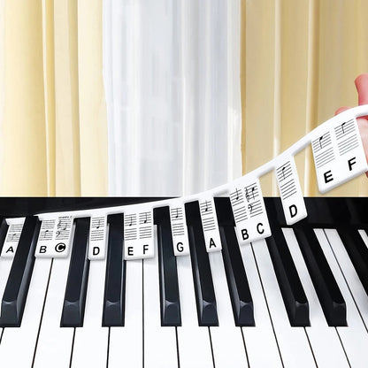 Colorful Piano Key Stickers for Beginners Learn Music Fast