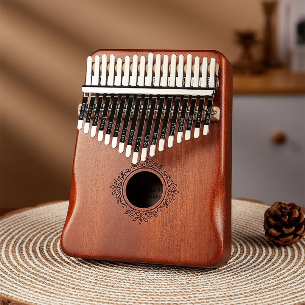 Portable Wooden Kalimba 17 Key Musical Instrument