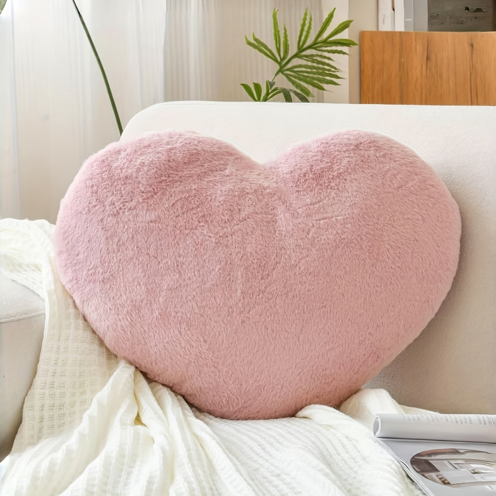Soft Heart Shaped Cushion for Home Decor - Lusomart