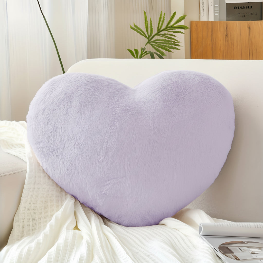 Soft Heart Shaped Cushion for Home Decor