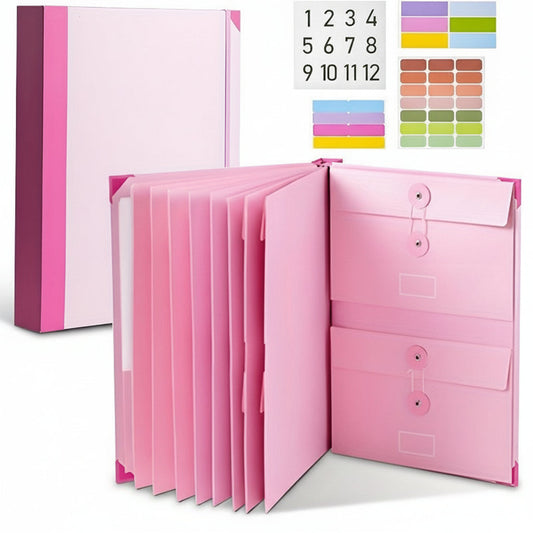 Compact File Organizer Folder Storage Kit Office Supplies - Lusomart